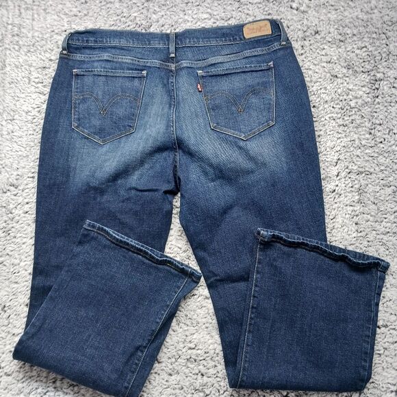 Levi 515 Boot Cut Red Tab Strech Denim Jeans/ Pant Woman's size 16 - Picture 8 of 15